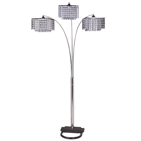 LAMP. PIE CRISTALES 84" REF: 6932-3