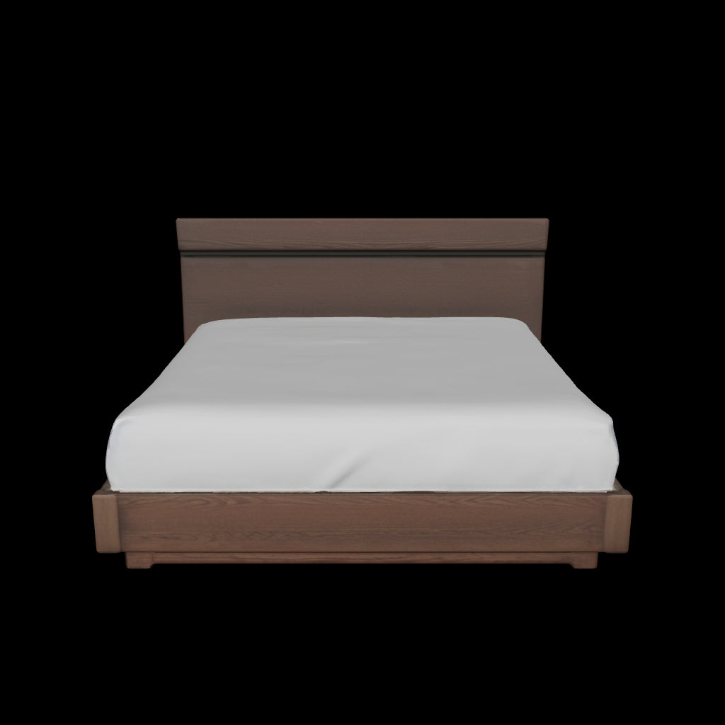 Cama French Cenizo #Tamaño_King/3plz