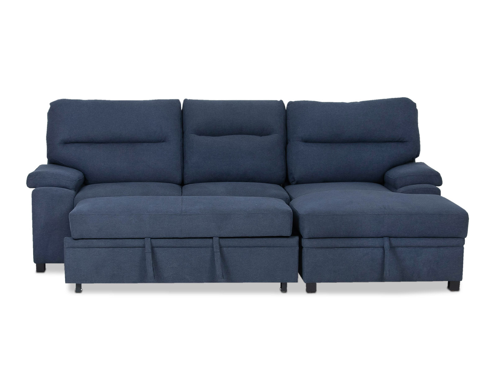 Sala Cyril Sofa Cama C/Negro #Color_MidnightBlue"T36507"