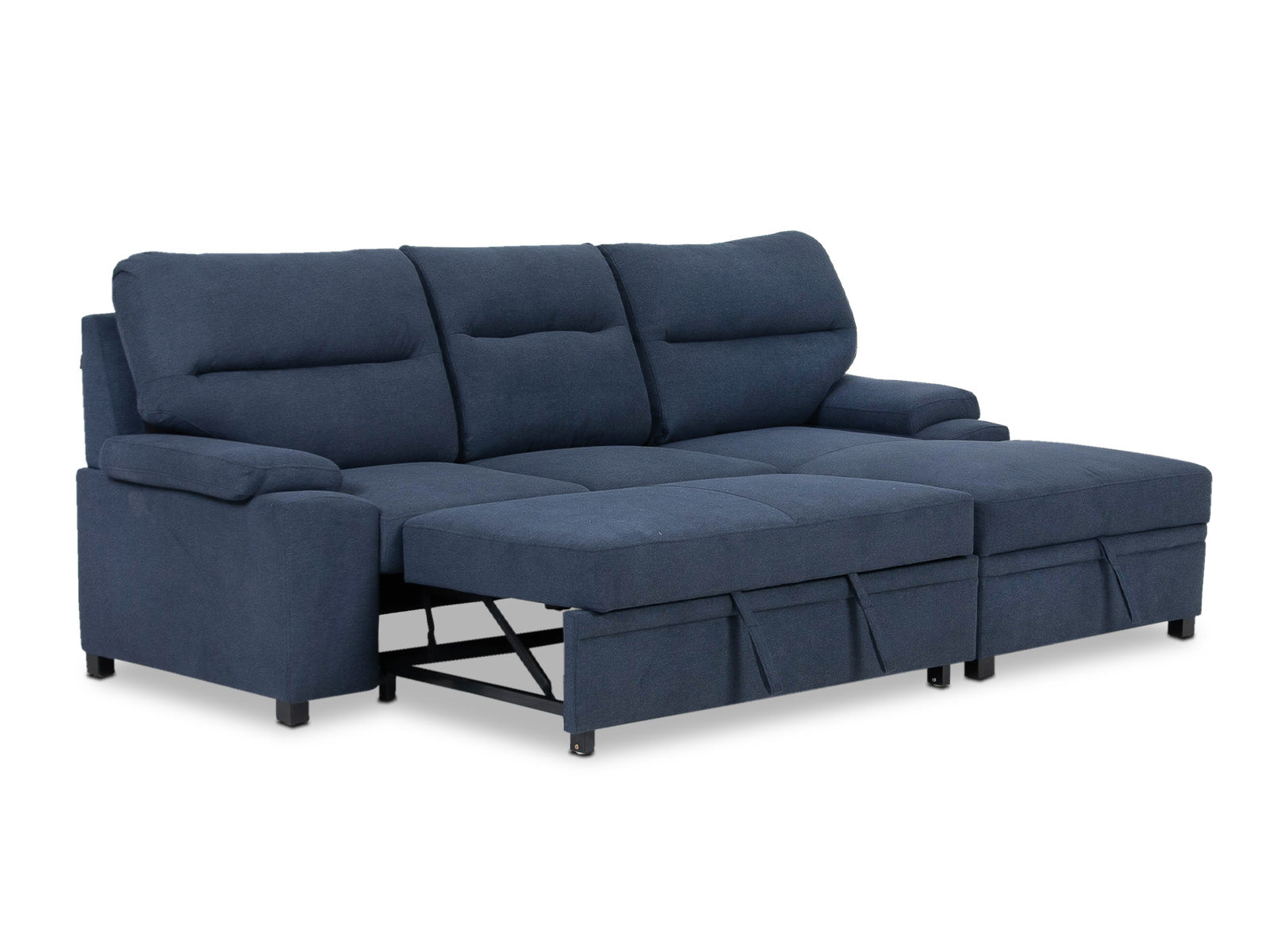 Sala Cyril Sofa Cama C/Negro #Color_MidnightBlue"T36507"