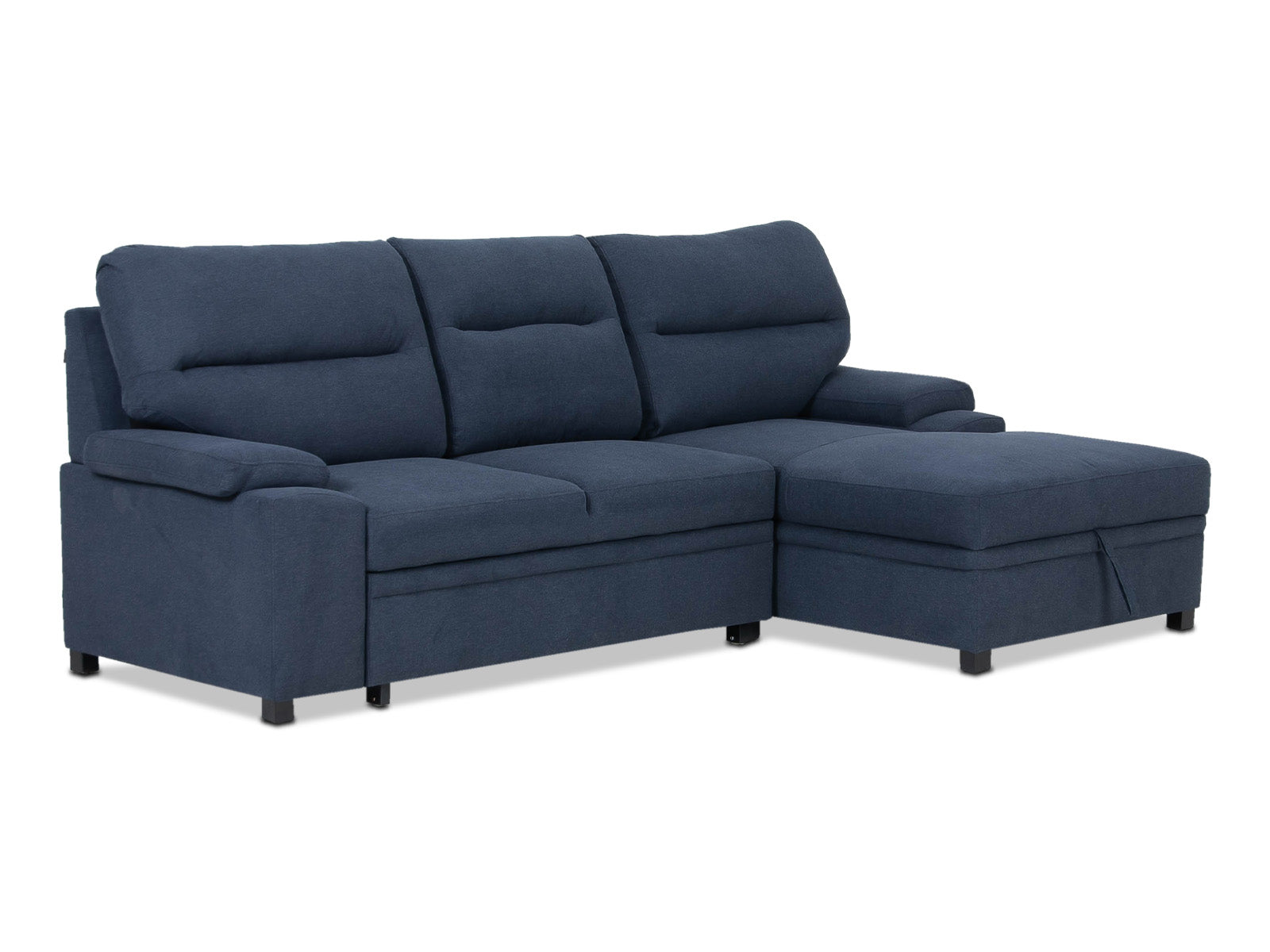 Sala Cyril Sofa Cama C/Negro #Color_MidnightBlue"T36507"