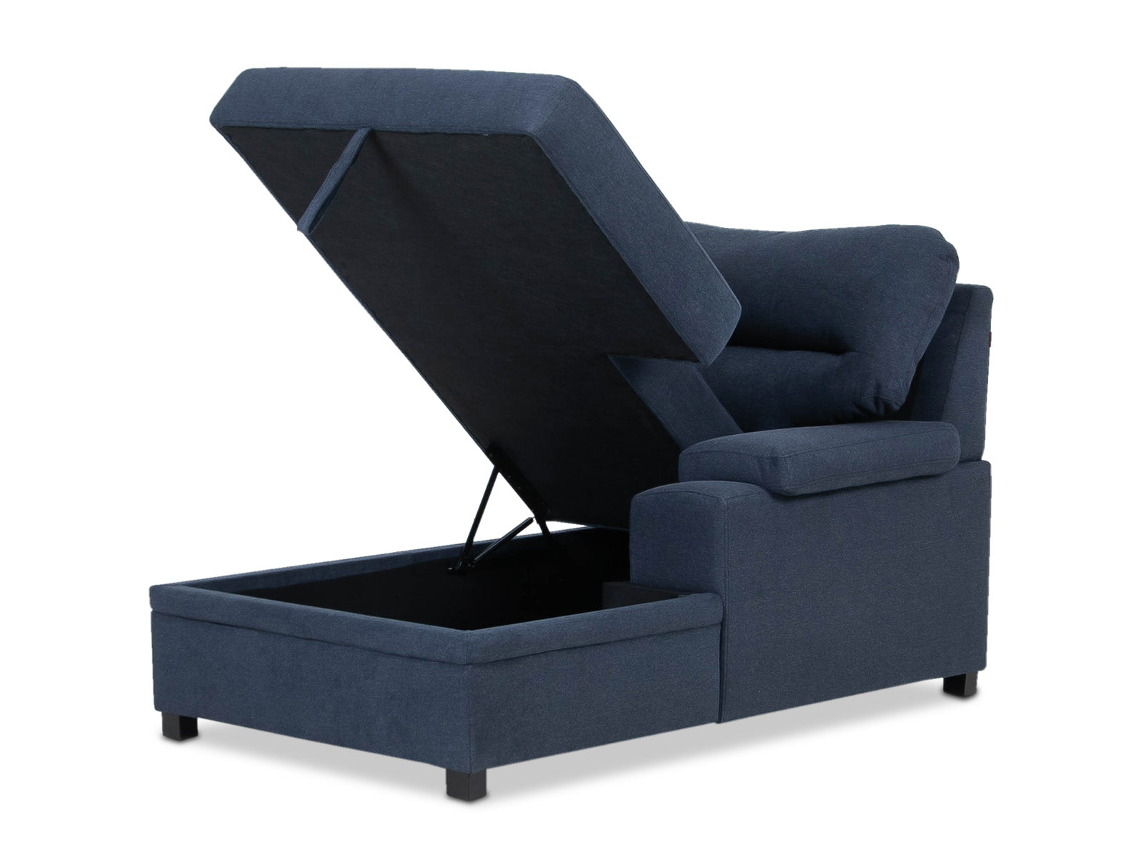 Sala Cyril Sofa Cama C/Negro #Color_MidnightBlue"T36507"