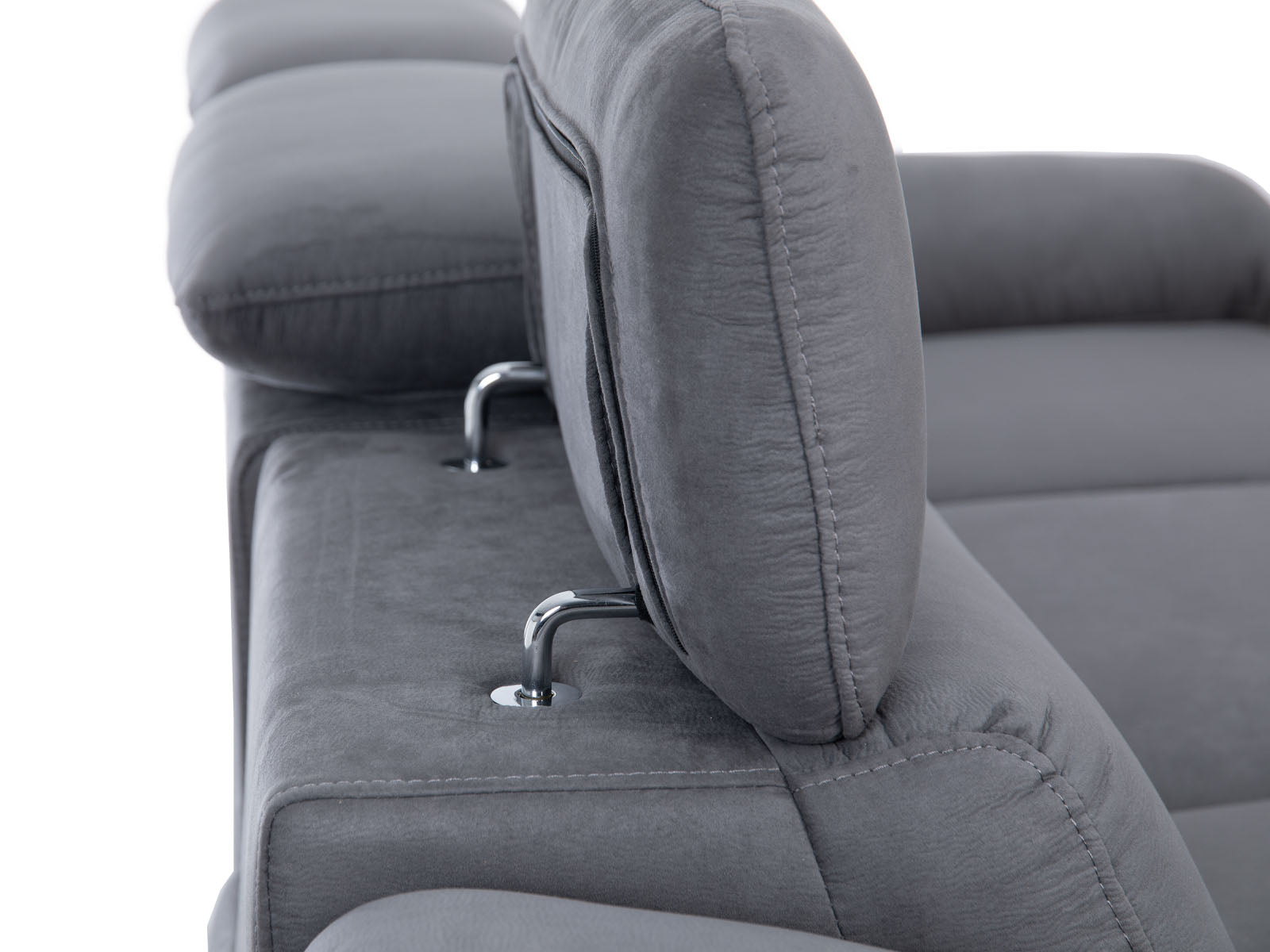 Sofa Cama Edmondo C/Recliner #Color_Gray"2421"