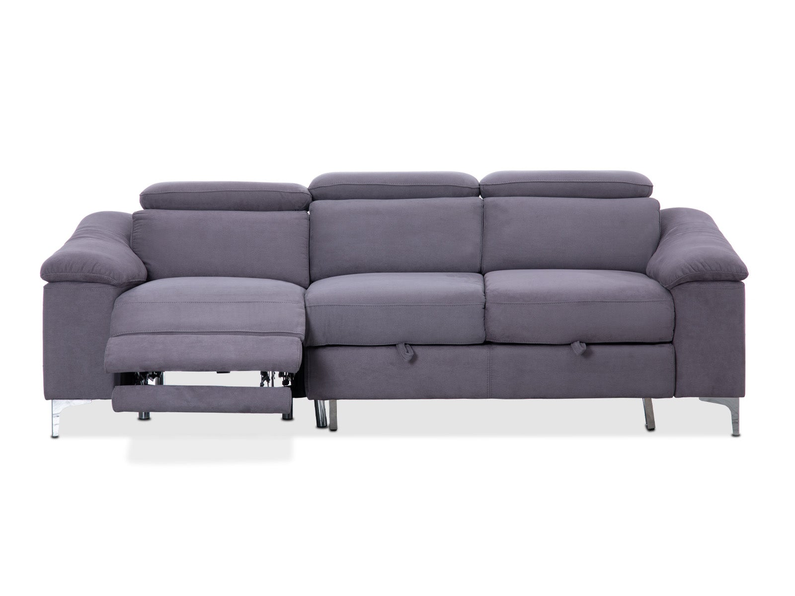 Sofa Cama Edmondo C/Recliner #Color_RosyBrown"2438"