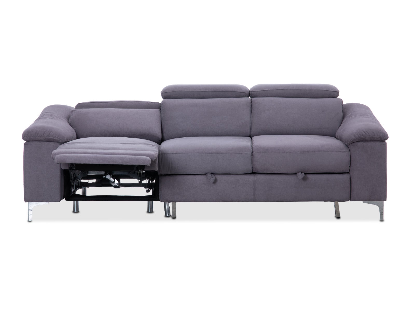 Sofa Cama Edmondo C/Recliner #Color_RosyBrown"2438"