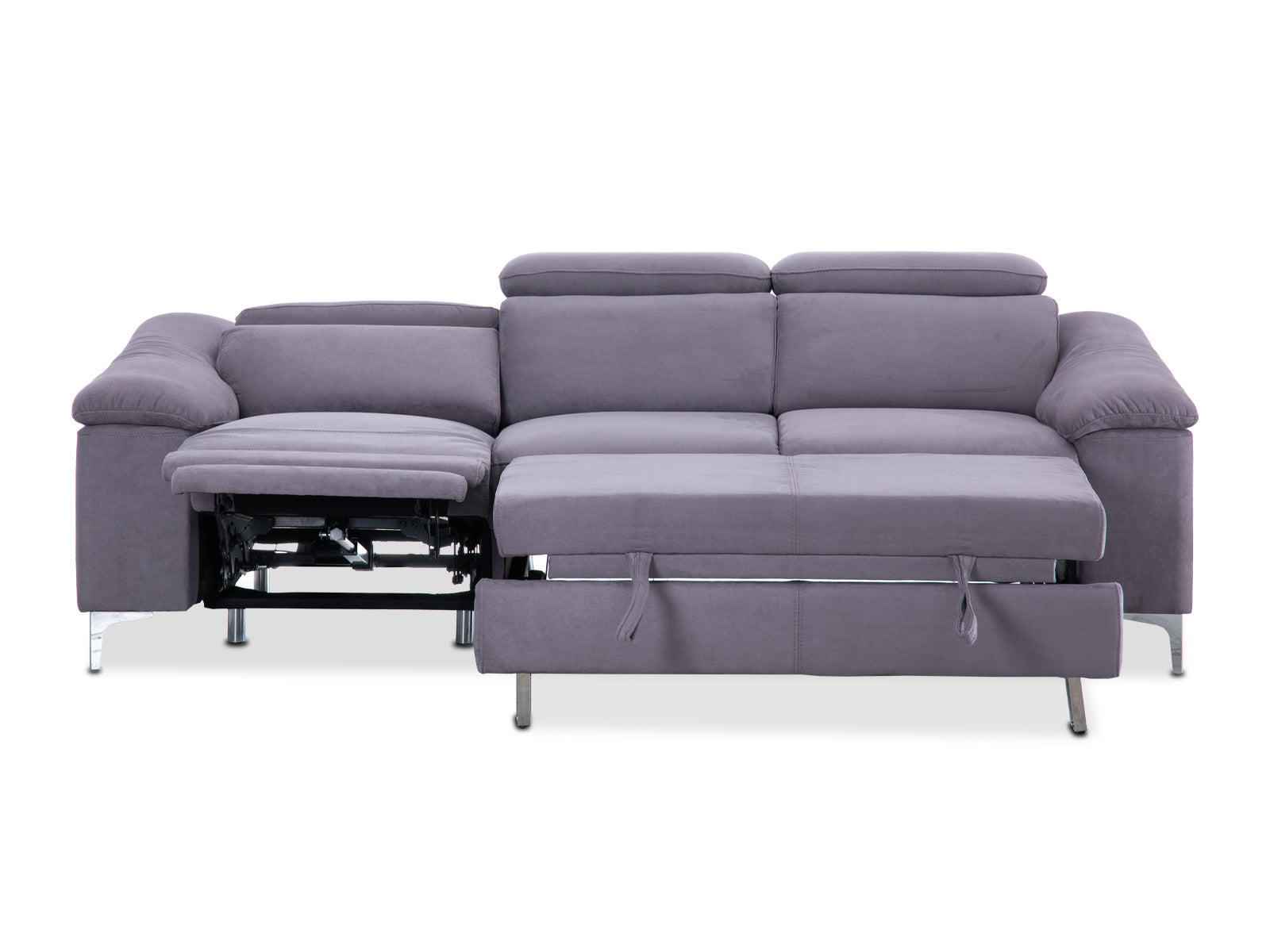 Sofa Cama Edmondo C/Recliner #Color_RosyBrown"2438"