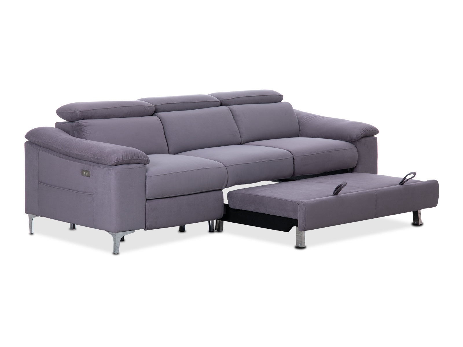 Sofa Cama Edmondo C/Recliner #Color_RosyBrown"2438"